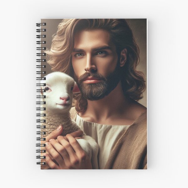 Item preview, Jesus holding a lamb designed and sold by JesusClub.