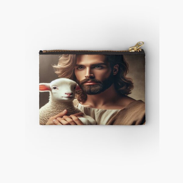 Item preview, Jesus holding a lamb designed and sold by JesusClub.