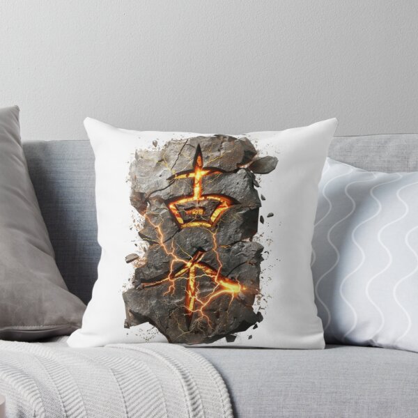 Item preview, Ancient Power Rune – Cracked Stone Symbol designed and sold by AlexLineArt.