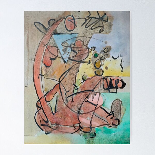 Item preview, Fluid Earth Tones Abstract Art designed and sold by RBCTk.