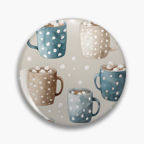 Item preview, Hot Chocolate Winter Mugs designed and sold by NicolasGlowArt.