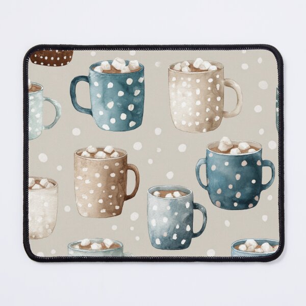 Item preview, Hot Chocolate Winter Mugs designed and sold by NicolasGlowArt.