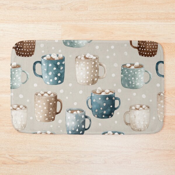 Item preview, Hot Chocolate Winter Mugs designed and sold by NicolasGlowArt.