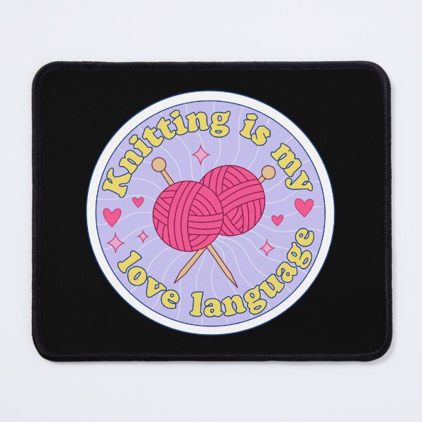 Item preview, Knitting Is My Love Language | Cute Yarn Balls Knitting Lover Gift designed and sold by PinFlick.