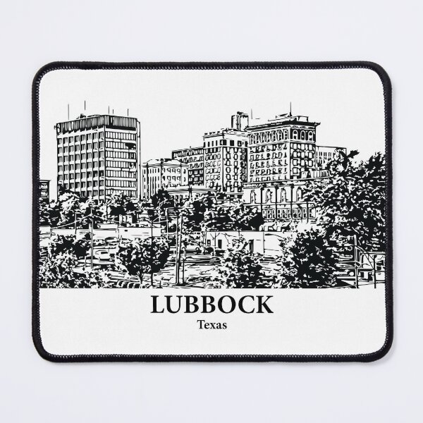Artikelvorschau, Lubbock - Texas entworfen und verkauft von Lakeric Cityscapes.