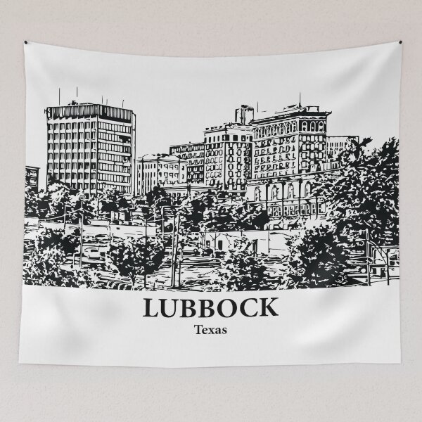 Item preview, Lubbock - Texas designed and sold by Lakeric Cityscapes.