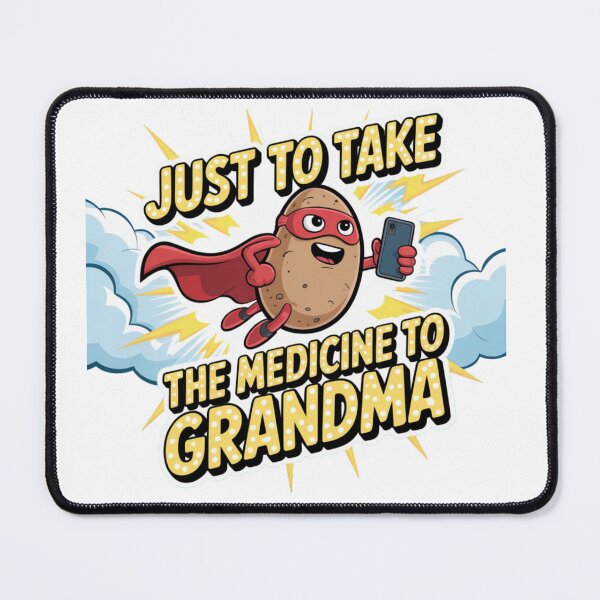 Item preview, Hero Potato on a Mission – Cute Cartoon Sticker designed and sold by Imaginarium of Chaos falcon88 .
