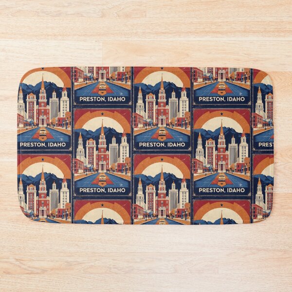 Item preview, Preston Idaho 1950s USA Vintage Travel Tourism designed and sold by TravelersGems.
