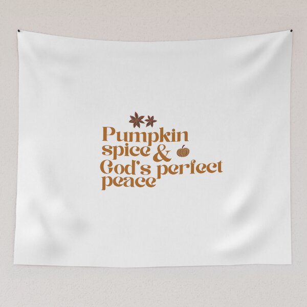 Item preview, Pumpkin Spice And God's Perfect Peace  designed and sold by Kring Creations.