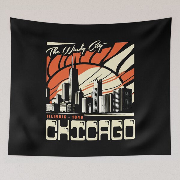 Item preview, The Windy City Chicago, Illinois designed and sold by Scaryzz.