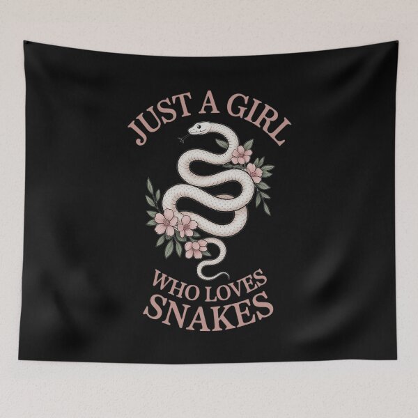 Item preview, Just a girl who loves Snakes Funny Christmas Gift designed and sold by Gogetgiggles.