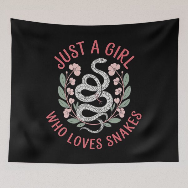 Item preview, Just a girl who loves Snakes Funny Christmas Gift designed and sold by Gogetgiggles.