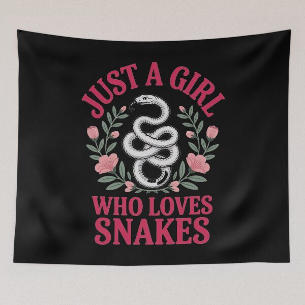 Item preview, Just a girl who loves Snakes Funny Christmas Gift designed and sold by Gogetgiggles.