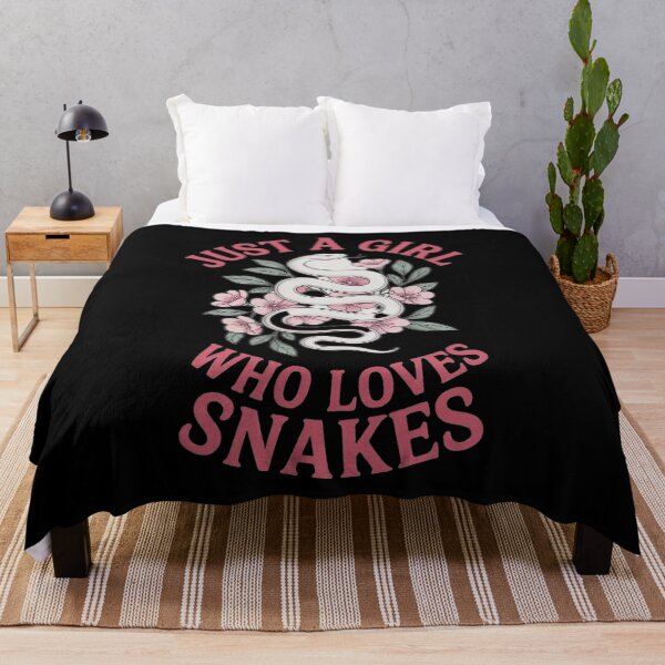 Item preview, Just a girl who loves Snakes Funny Christmas Gift designed and sold by Gogetgiggles.