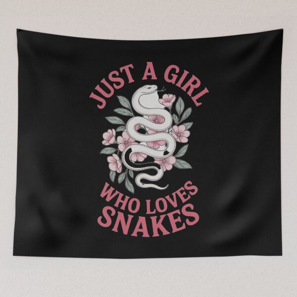Item preview, Just a girl who loves Snakes Funny Christmas Gift designed and sold by Gogetgiggles.