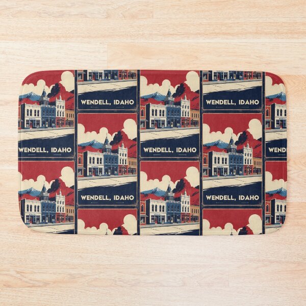 Item preview, Wendell Idaho 1950s USA Vintage Travel Tourism designed and sold by TravelersGems.