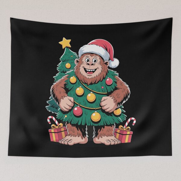 Item preview, Most Wonderful Christmas Bigfoot Christmas Tree Lights Xmas Boys Men Sasquax designed and sold by Gogetgiggles.