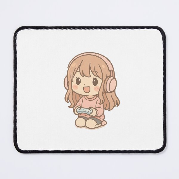 Item preview, Kawaii Gamer Girl designed and sold by FriendlyKitty.
