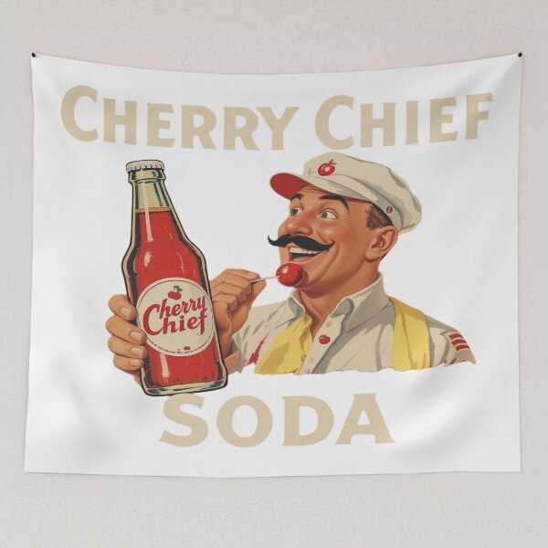 Item preview, Cherry Chief Soda Vintage Advertising designed and sold by silverwolf2604.