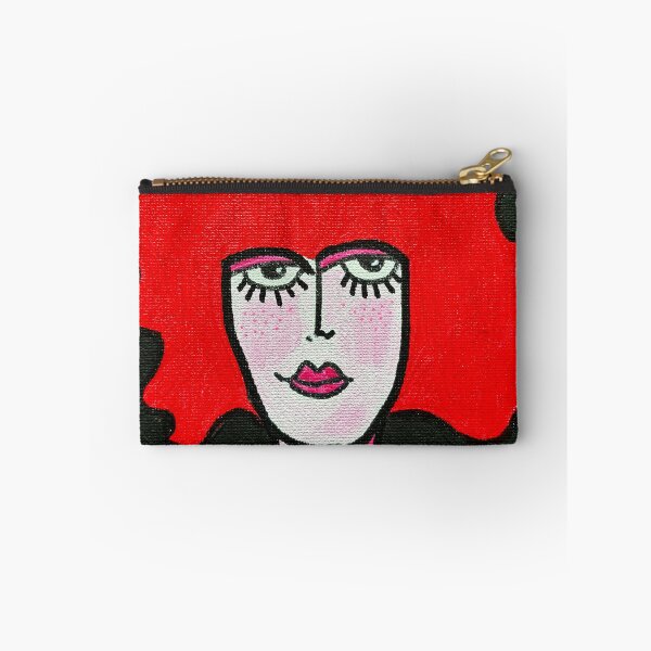 Item preview, Red Woman – Modern and Colorful Contemporary Pop Art: Carlie designed and sold by CathPainting.