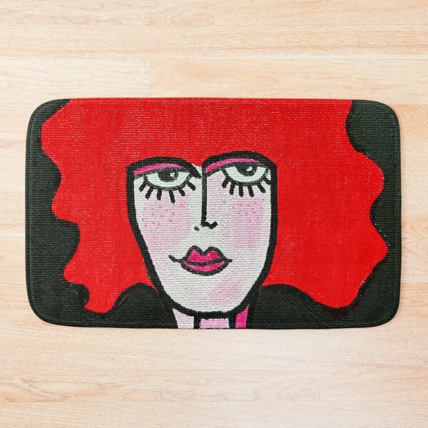Item preview, Red Woman – Modern and Colorful Contemporary Pop Art: Carlie designed and sold by CathPainting.