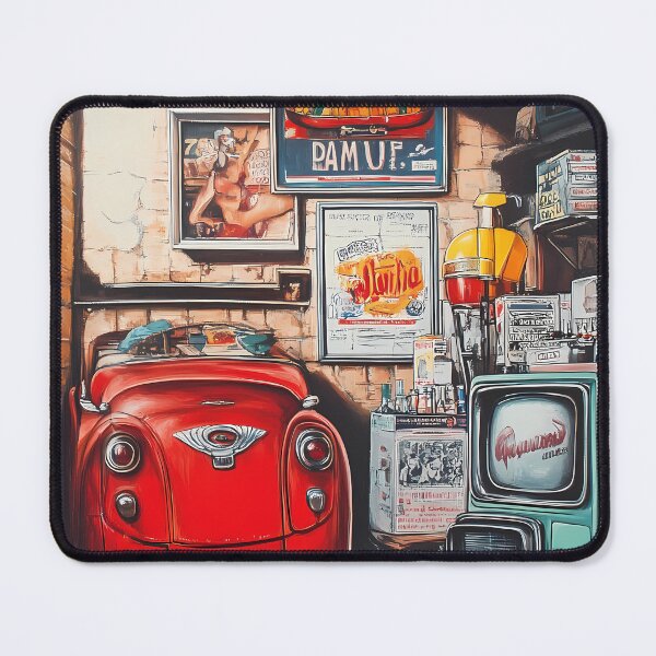 Item preview, Retro Detailed - Vintage Advertising Art designed and sold by MidArtForge.
