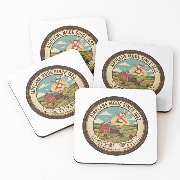 Item preview, Airplane Mode Since 1693 - Unplugged for Centuries - Funny Amish Digital Detox designed and sold by RedDelaney.