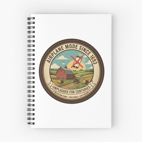 Item preview, Airplane Mode Since 1693 - Unplugged for Centuries - Funny Amish Digital Detox designed and sold by RedDelaney.