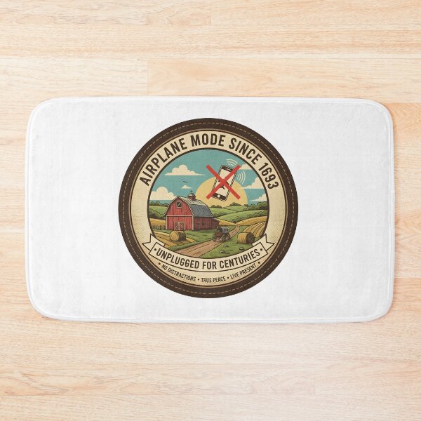 Item preview, Airplane Mode Since 1693 - Unplugged for Centuries - Funny Amish Digital Detox designed and sold by RedDelaney.
