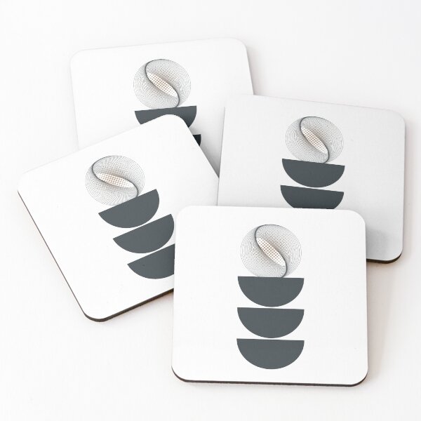 Item preview, Mid Century Modern Wall Art & Canvas Prints balck and white and brown  designed and sold by Trendymindvibes.