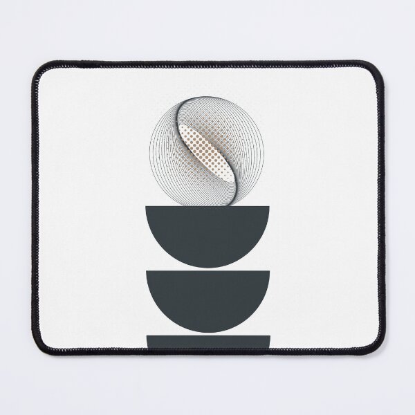 Item preview, Mid Century Modern Wall Art & Canvas Prints balck and white and brown  designed and sold by Trendymindvibes.