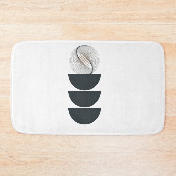 Item preview, Mid Century Modern Wall Art & Canvas Prints balck and white and brown  designed and sold by Trendymindvibes.