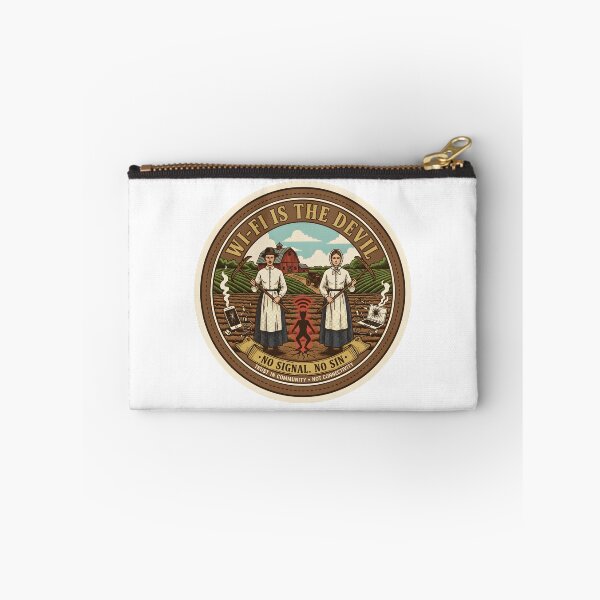 Item preview, Amish Cyber Security - Brute Force & Wood-Based Firewall - Vintage Meme designed and sold by RedDelaney.