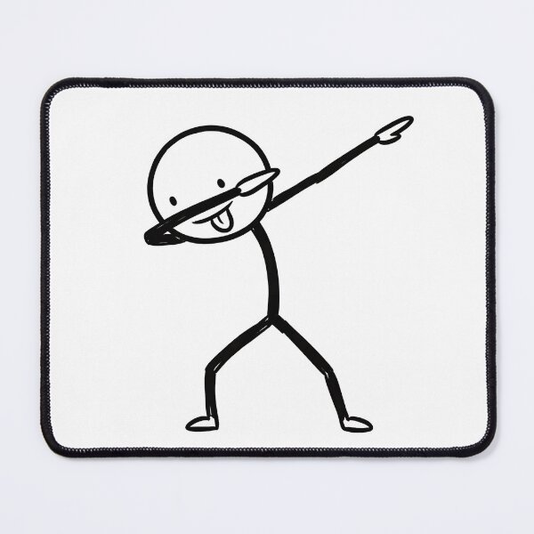 Item preview, Stick Figure Dab – Funny Dabbing Pose Minimal Line Art designed and sold by Pjotre7.