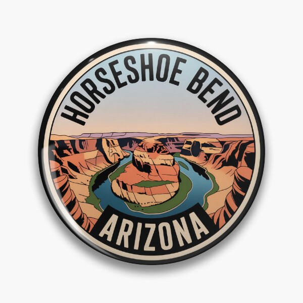 Item preview, Horseshoe Bend Arizona Vintage Travel  designed and sold by VividOrganica.