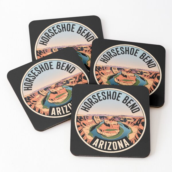 Item preview, Horseshoe Bend Arizona Vintage Travel  designed and sold by VividOrganica.