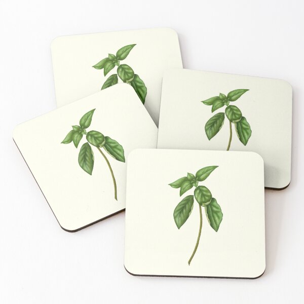 Item preview, Basil Herb Botanical Print - Kitchen Garden Art designed and sold by Fiurdelin.