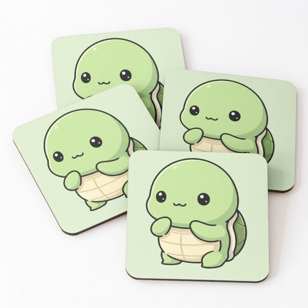 Item preview, Cute Kawaii Turtle Illustration designed and sold by 0606PM.