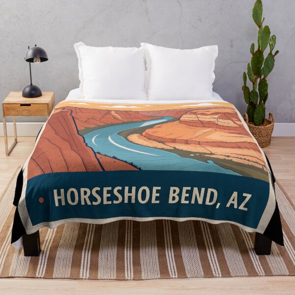 Artikelvorschau, Minimale Horseshoe Bend Arizona Wüstenlandschaft entworfen und verkauft von VividOrganica.