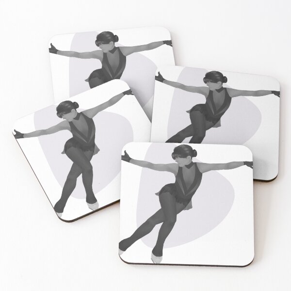 Item preview, Greyscale Figure Skater designed and sold by DukkyDuck.