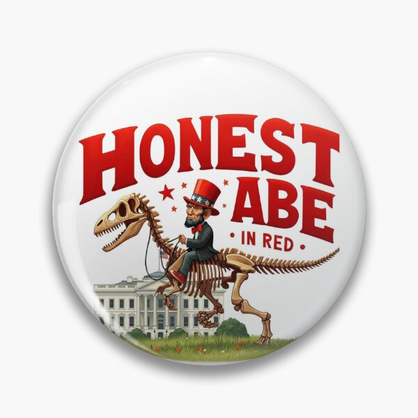 Item preview, Honest Abe In Red, Lincoln Art Honest Abe In Red designed and sold by vectcd.