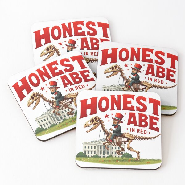 Item preview, Honest Abe In Red, Lincoln Art Honest Abe In Red designed and sold by vectcd.