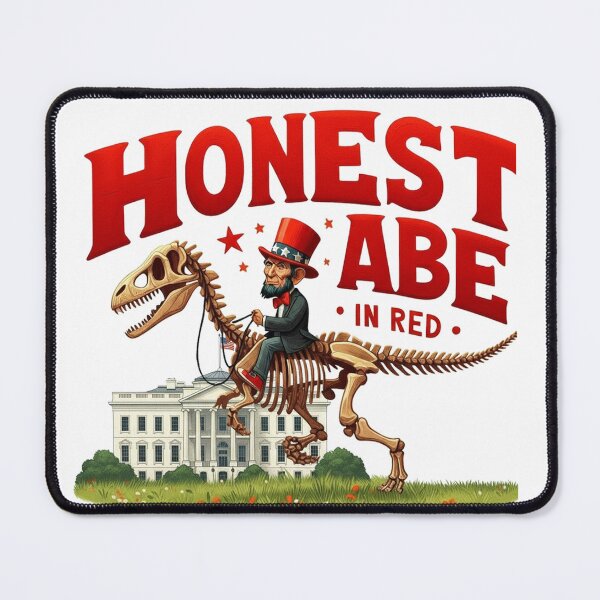 Item preview, Honest Abe In Red, Lincoln Art Honest Abe In Red designed and sold by vectcd.