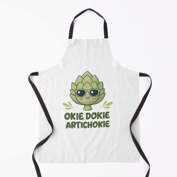 Item preview, Okie Dokie Artichokie Funny Pun | Cute Smiling Artichoke designed and sold by VividOrganica.