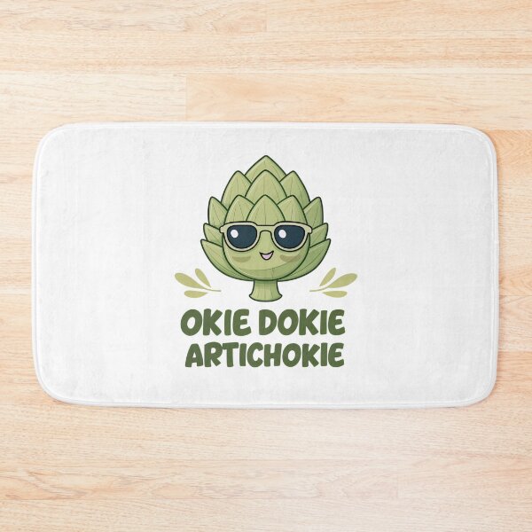 Item preview, Okie Dokie Artichokie Funny Pun | Cute Smiling Artichoke designed and sold by VividOrganica.
