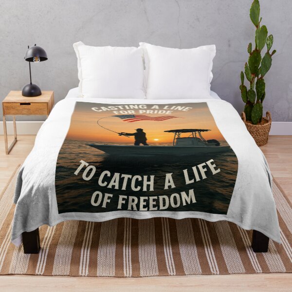 Item preview, Casting for Freedom | Patriotic Fishing T-Shirt by Line & Legacy designed and sold by lineandlegacy.