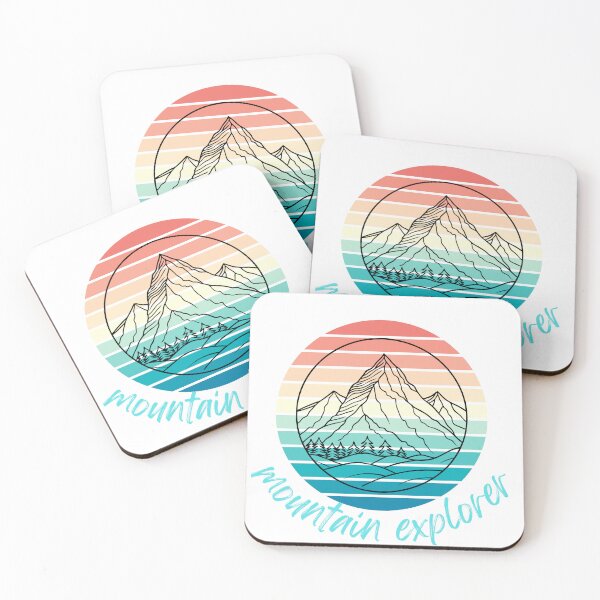 Item preview, mountain explorer sunset retro designed and sold by Art.by.D.