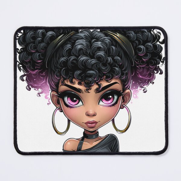 Item preview, Neon Aura Girl – Cyberpunk Magic Portrait designed and sold by Ruhrpott-Design.