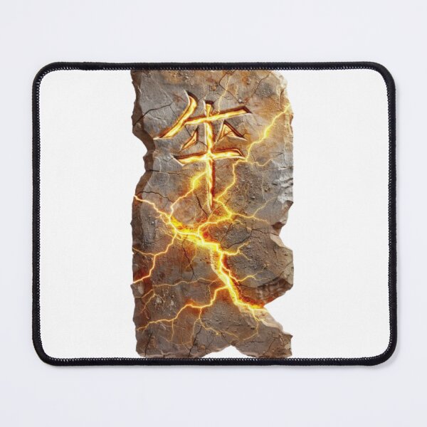 Item preview, Ancient Rune of Fire – Glowing Stone Symbol designed and sold by AlexLineArt.