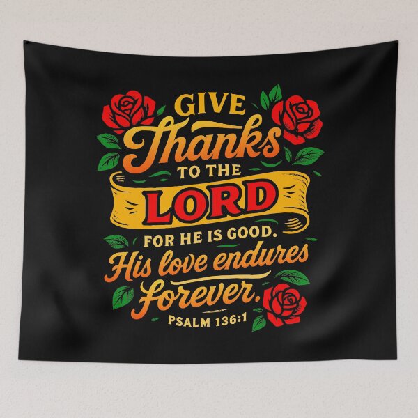 Item preview, Psalm 136:1 Give Thanks to the LORD designed and sold by plushism.
